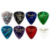 Fender [8 Color Assortment] 8-Piece Set (1 of Each Color) Teardrop Thin Guitar Picks