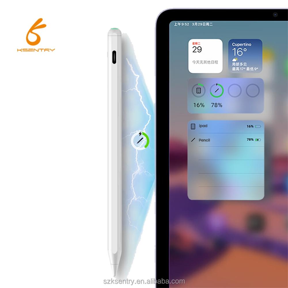 2nd Generation Handwriting Pen Touch Screen Ksentry Tablet Pen Bluetooth Magnetic Palm Rejection Pencil 2 for Apple iPad