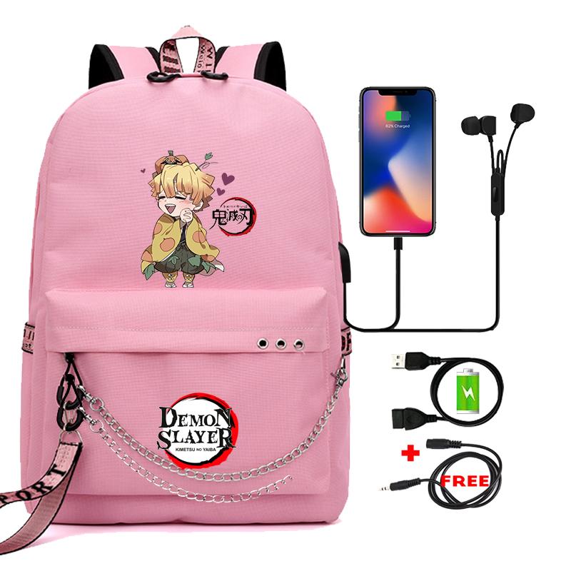 Сумка для книг в стиле аниме, подростковый рюкзак, школьные ранцы унисекс для мальчиков и девочек, рюкзак для ноутбука с мультяшным принтом, рюкзак для школы, Mochilas
