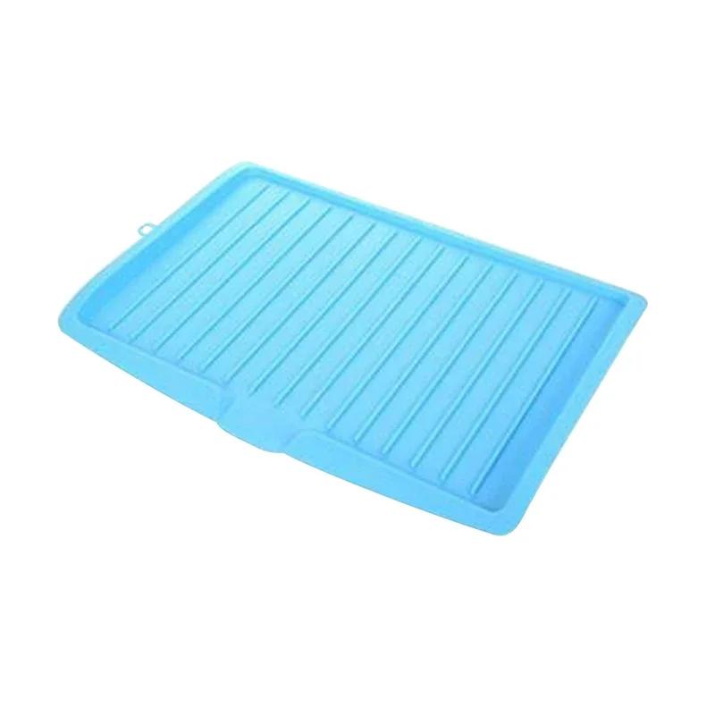 Drain Rack Kitchen Silicone Dish Drainer Tray Large Sink Drying Rack Worktop Organizer Drying Rack For Kitchen Dishes Tableware