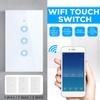 1000W 90-250V Wifi Touch Schalter 1/2/3 Gang Switch Smart Light Switch Panel Wall Interruptor App-Steuerung Schalter