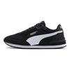 Puma St Runner V4 Mesh Удобная амортизация Низкий верх Повседневные кроссовки Унисекс кроссовки Черный Белый 399666-01
