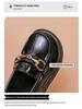 Girls' Trendy Retro Leather Princess Shoes with Soft Non-Slip Soles