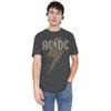 AC/DC Unisex Adult Leopard Print Bolt T-Shirt
