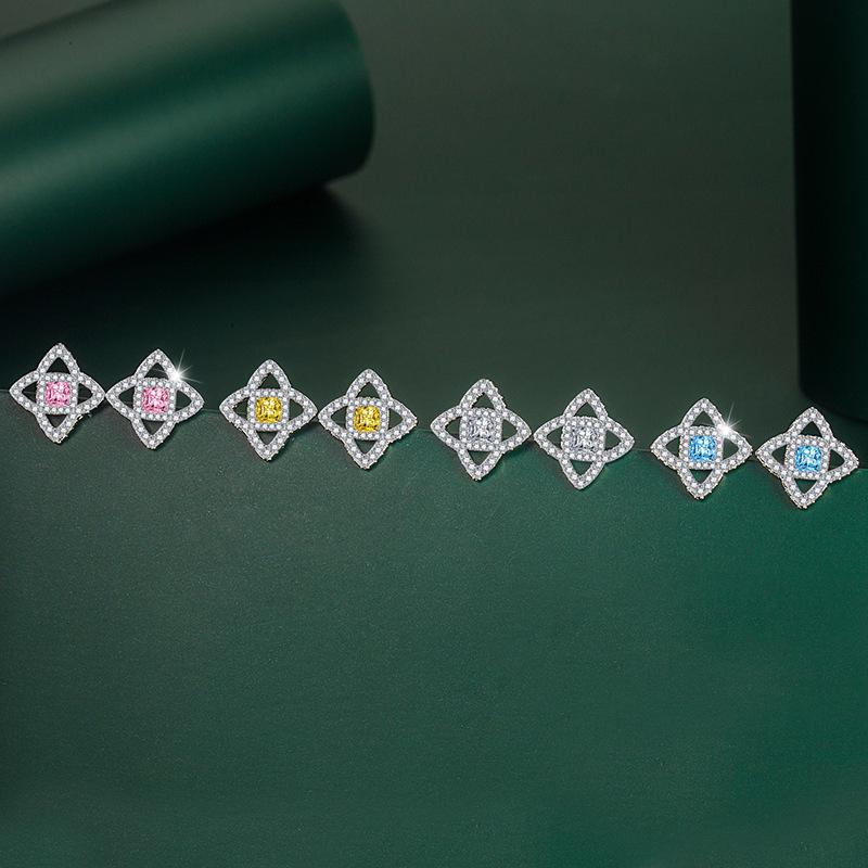 Lindon Copper Alloy Zircon Earrings Drop Earrings For Women Wedding Party Gifts