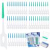 40~150 шт. Силиконовые межзубные щетки Одноразовые зубные нити Пики для чистки между зубами Мягкая зубная нить Щетка для брекетов Зубочистка