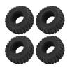 4 шт. резиновые шины для радиоуправляемых моделей 2,2 дюйма амортизирующие универсальные колеса для радиоуправляемых краулеров для автомобилей Traxxas