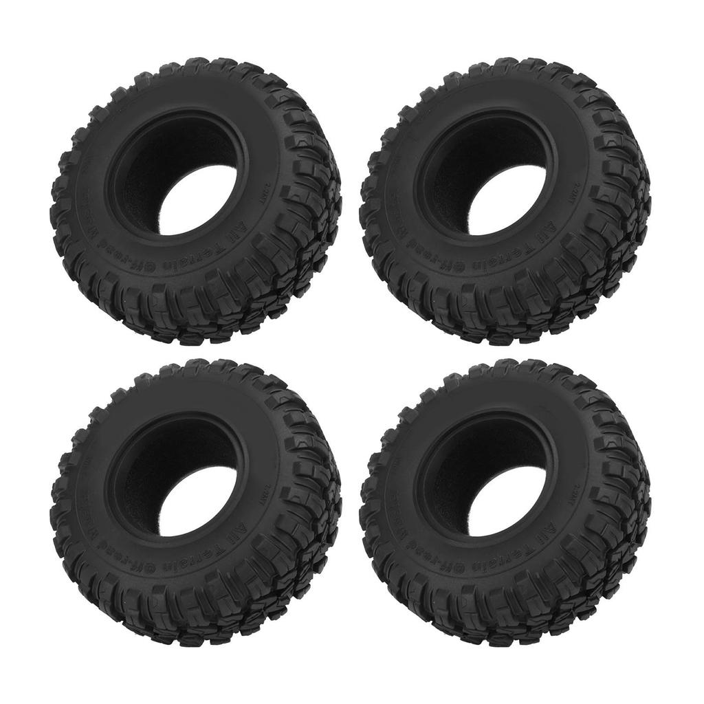 4 шт. резиновые шины для радиоуправляемых моделей 2,2 дюйма амортизирующие универсальные колеса для радиоуправляемых краулеров для автомобилей Traxxas
