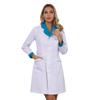 Женский лабораторный халат с длинным рукавом, медицинский халат, платье, униформа, больничная медсестра, врач, халат, платье