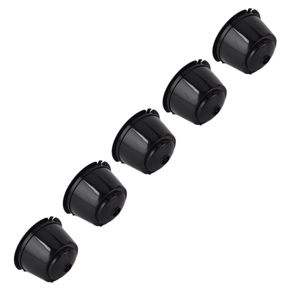 5 шт. 50 мл кофейные капсулы, многоразовая чашка с фильтром для кофе с ложкой для кофемашины DOLCE GUSTO