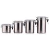 1PCS Storage Bottles Stainless Steel Sealed Canister Coffee Flour Sugar Container Holder Can Home St