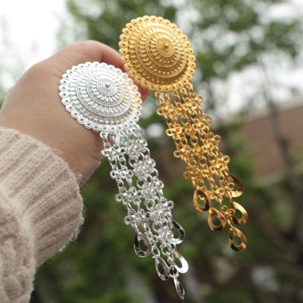Ancient Style Headwear Thai Headdress Leaf Dai Style Hair Clip Vintage Metal Hair Sticks Women