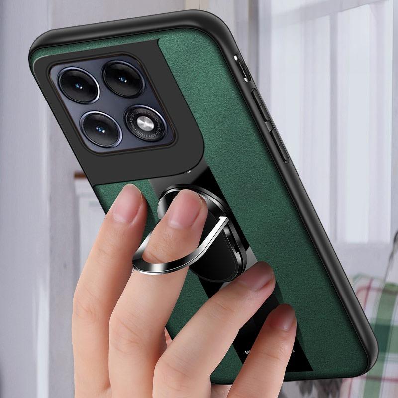 Роскошный чехол из овчины для Motorola Signature Edge 70 Pro Fusion+ Ultra 60 s 50 G67 G57 Power G86 G56 Чехол с магнитной кольцевой подставкой