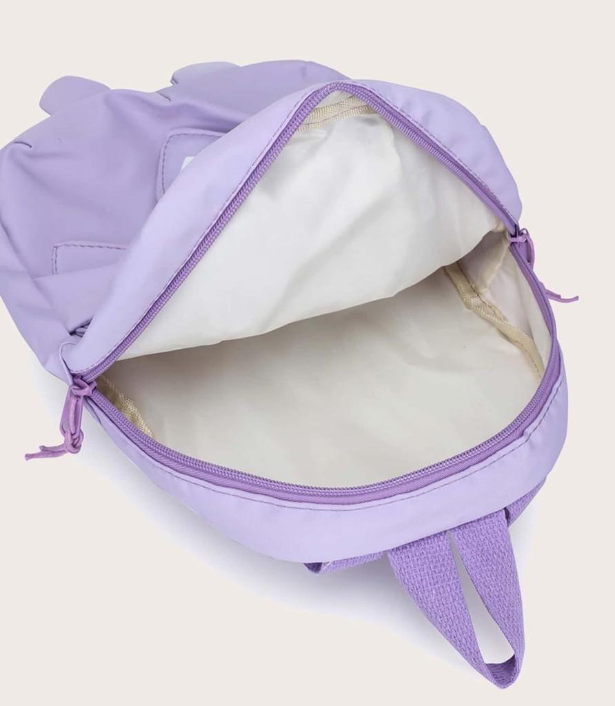 Kids Backpack with Ears and Cute Backpack J.B.things Rabbit-Shaped Tail, Design, Baby, Kids, (Purple, Mini)