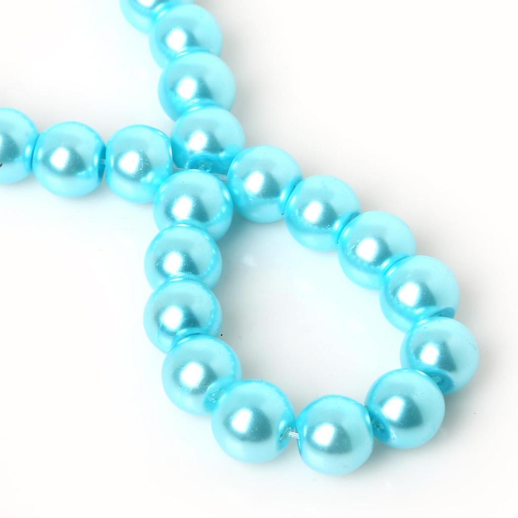 Стеклянные бусины для изготовления ювелирных изделий, украшения текстиля, диаметр 4/6/8 мм