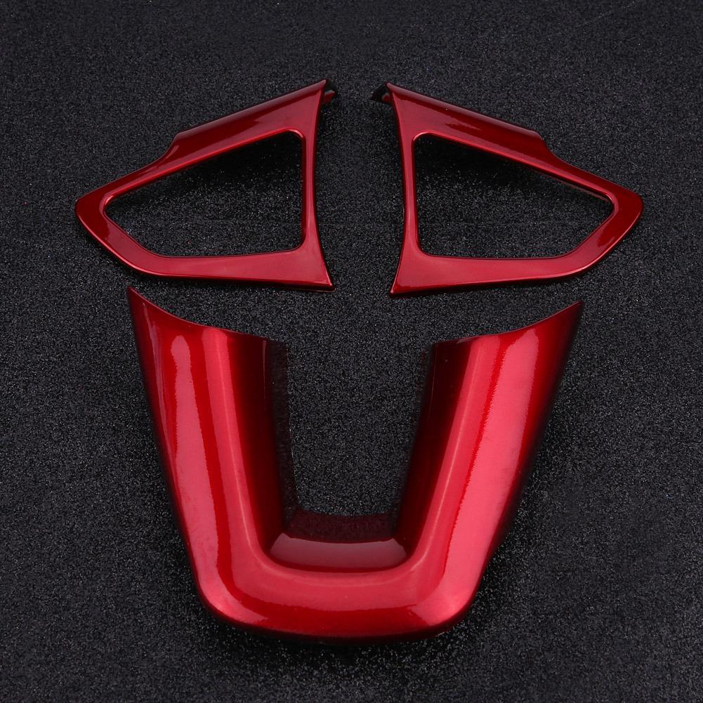 ABS Автостайлинг Кнопки Рулевого Колеса Декоративная Накладка Накладка Стикер для Ford Focus 2015 2018