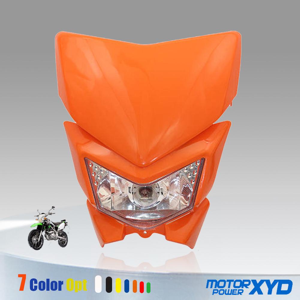 Мотоциклетная фара 12В H4 35Вт для KAWASAKI KLX 110 125 150 230 250 300 450R CRF WRF Питбайк Мотоцикл
