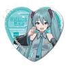 Металлические значки в форме сердца "Hatsune Miku & Piapro Characters" [Всего 6 видов, торговые] Коробка из 6