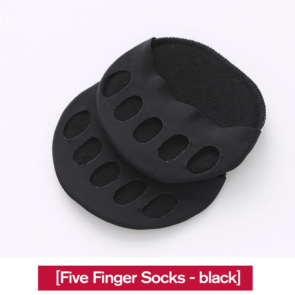 Носки с пятью пальцами, женские носки, летние носки с тонким носком, подошвы, носки-лодочки, хлопковые носки с губчатой ​​подкладкой, невидимые носки