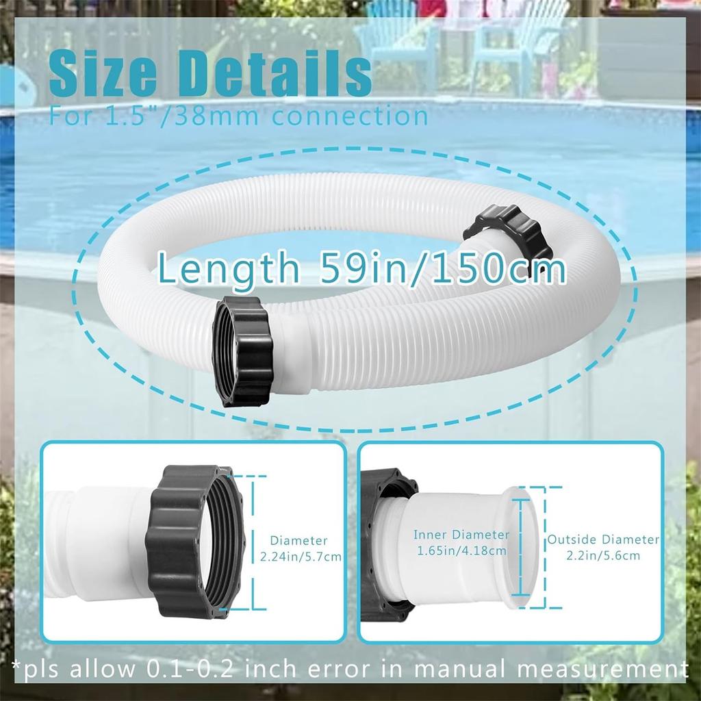 Надувной шланг для бассейна, сменный шланг для фильтра бассейна