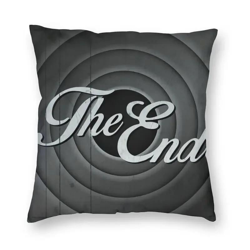 Ретро Кино Ночь Попкорн Подушка Чехол Камера Напольная Наволочка Диван Прохладный Дом