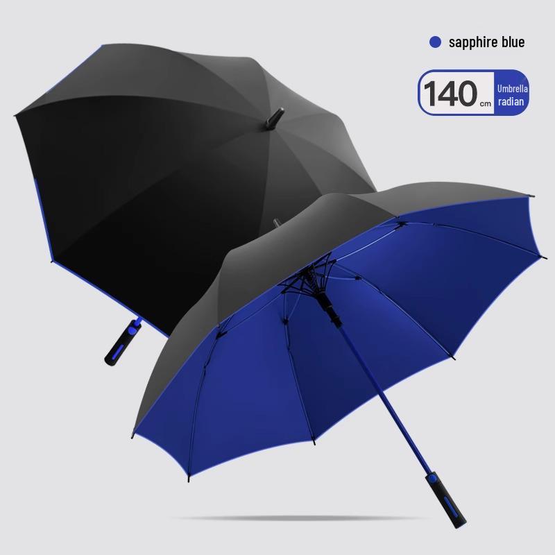 Премиальный очень большой зонт для гольфа с длинной ручкой и водонепроницаемой двухслойной конструкцией