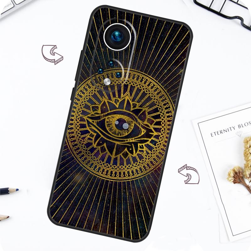 Чехол-футляр с символом Глаза Пирамиды для Honor Magic 7 Lite 5 6 Pro Honor 200 50 70 90 Lite X8b X9a X8a X8 X9 X9c X9b