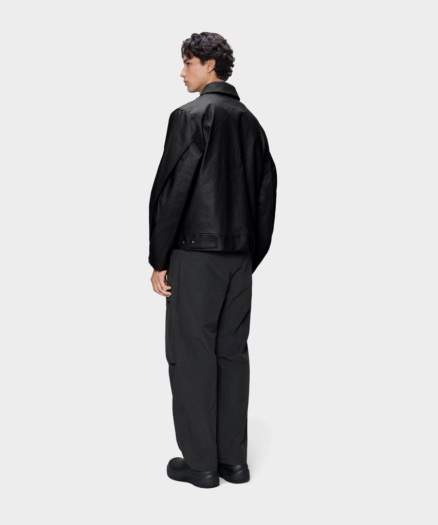 Rains Heavy Woven Overshirt - Black