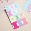 Planner Notebook Self-adhesive Paper Tabs Index Label Sticker Book Pages Markers Index Tab Flags