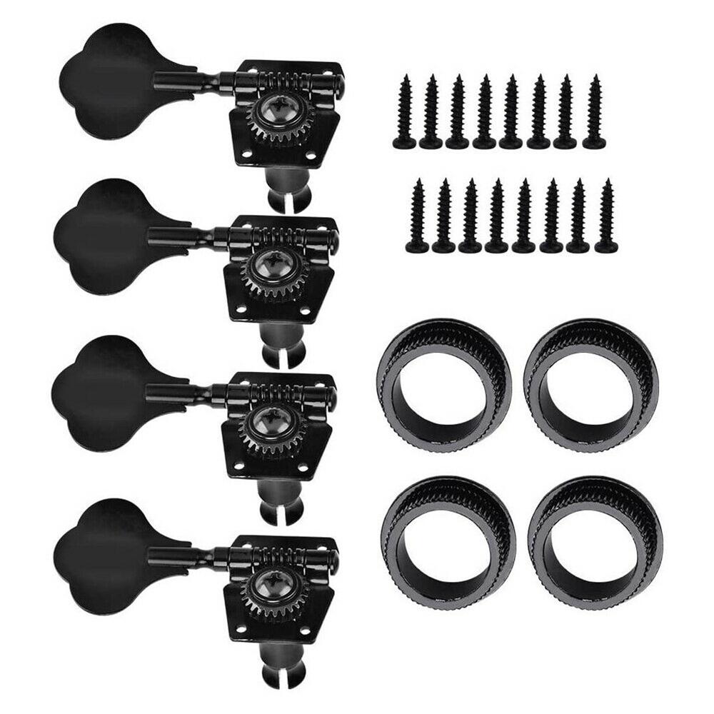 2L2R4L4R1L3R3L1R Открытые колки для 4-струнной бас-гитары Колки Настройщики Машинки Для бас-гитары Хром Золото Черный