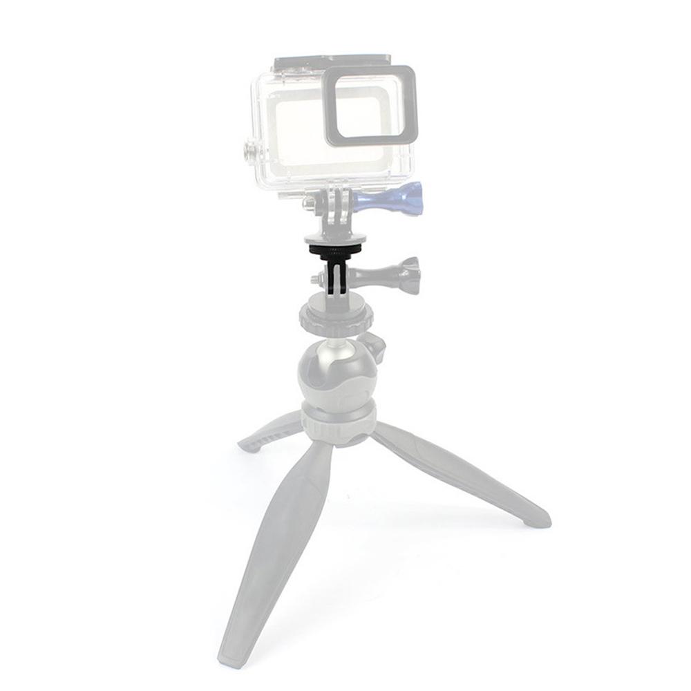 Адаптер-штатив с винтом 1/4'' для GoPro Hero 13 12 11 10 9 8 7 Insta360 SJCAM SJ4000 AKASO DJI Osmo Action Камеры Аксессуары