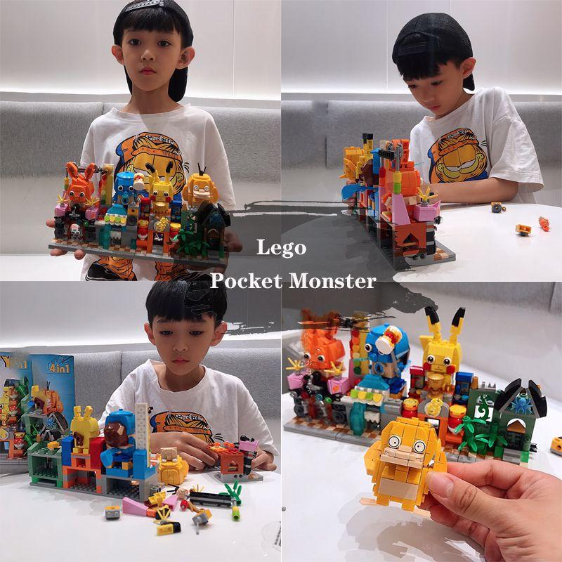 Очаровательные строительные блоки Пикачу для детей Идеальный рождественский подарок и предмет коллекционирования