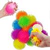 6 Pcs Puffer Ball, Spiky Sensory Balls Bulk Bouncy Sensory Stress Relief Toy for Fun Fidget Anxiety Game Classroom Prizes Party Favors(17cm)