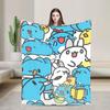 Теплое Мягкое   Путешествие на самолете Bugcat Capoos Милое Флисовое Одеяло-накидка Фланелевое Покрывало Для Дивана Кровати Модное Покрывало для Дивана-кровати