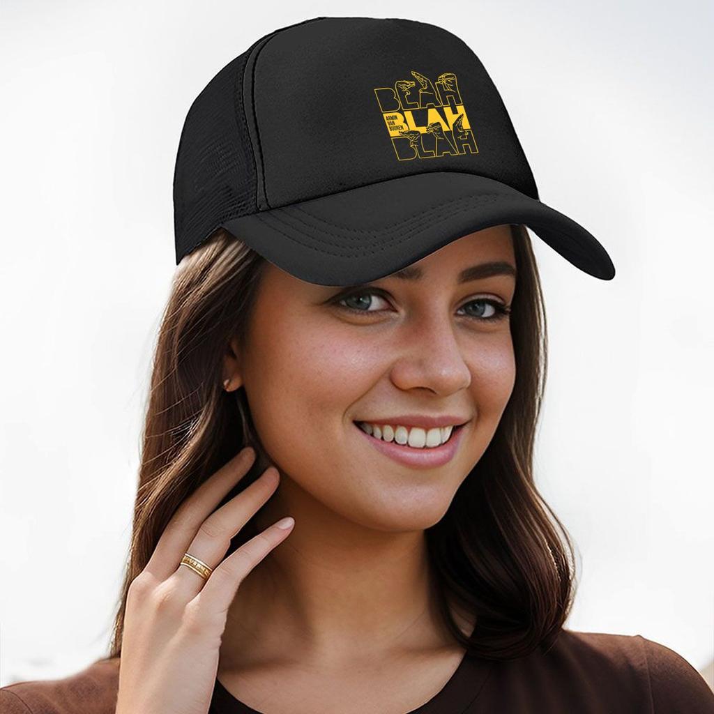 Armin Van Buuren DJ - Inspired, ‘Blah Blah Blah’ Typography Art Mesh Baseball Cap