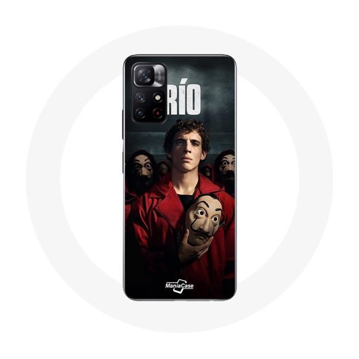 Case - MANIACASE - Xiaomi Redmi Note 11s 5G - La Casa De Papel Rio Mask - Flexible - Mixed