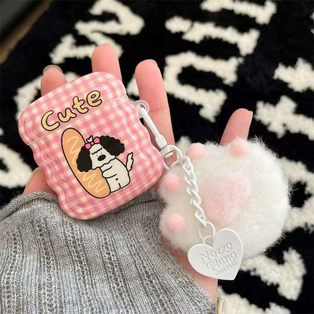 Чехол для наушников INS Heart Windmil для Airpods Pro 2, чехол с милым медведем и разноцветными бусинами, мягкий силиконовый чехол с мультяшным животным для Airpods 1 2 3