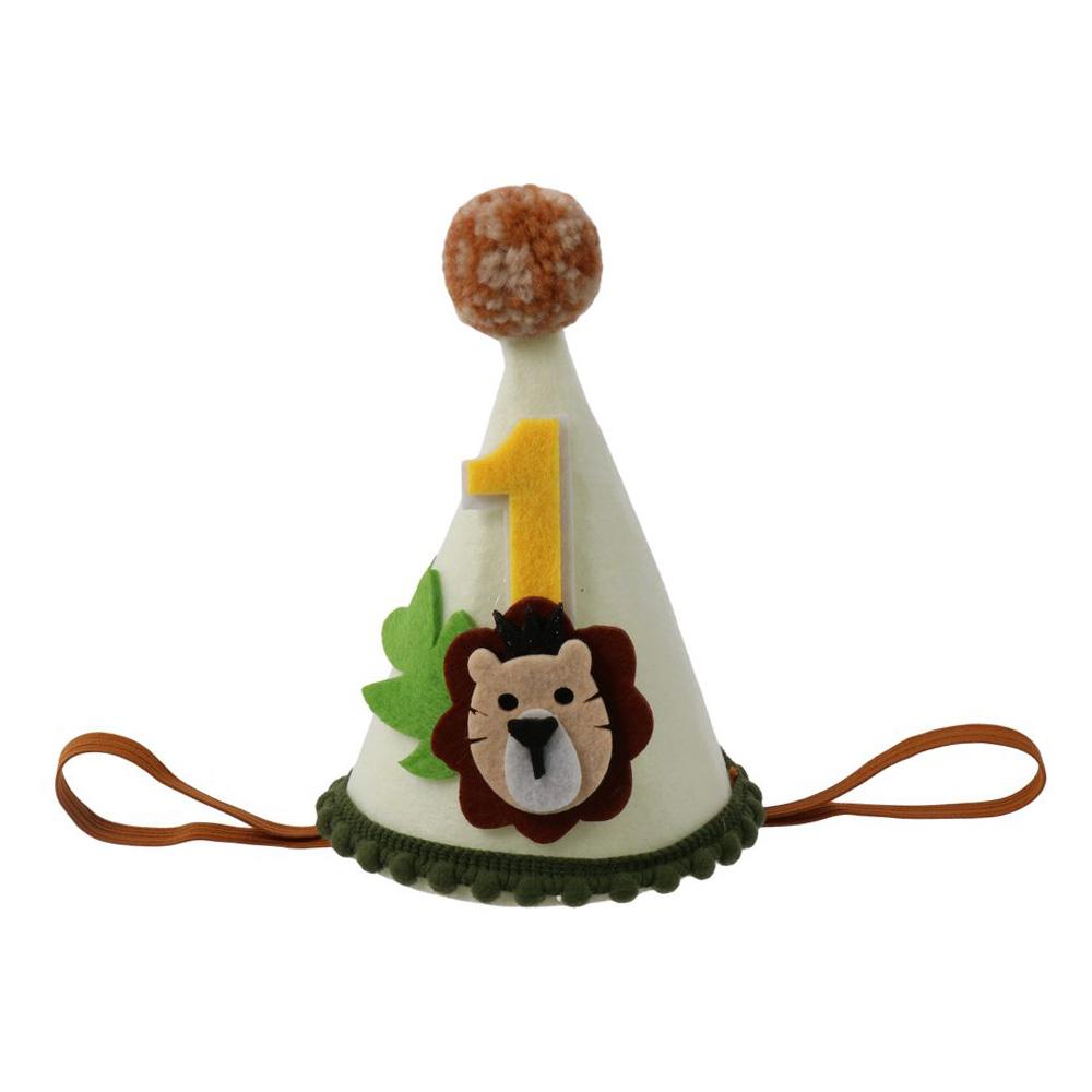 Фетровые детские украшения для вечеринки 15*9,5*9,5 см Шляпа на первый день рождения малыша Вечеринка по случаю дня рождения