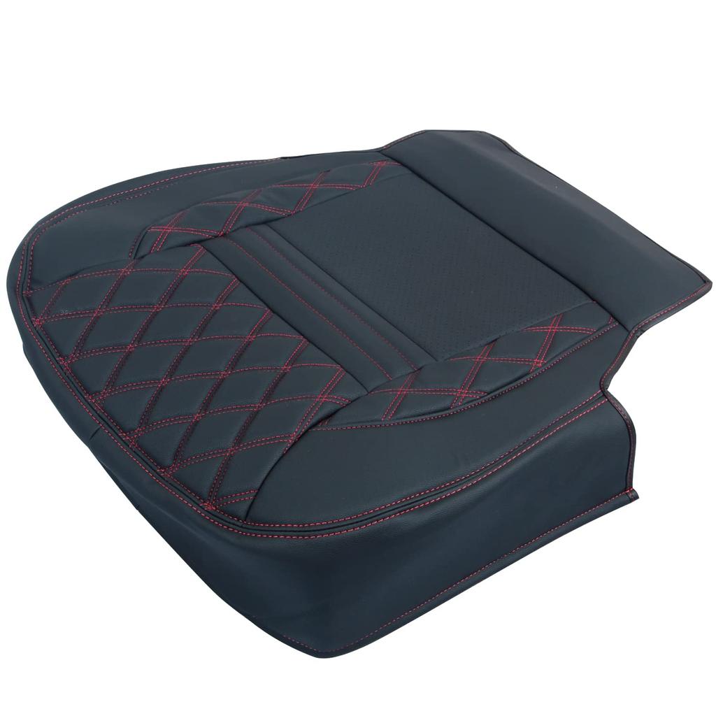 Jet Inoue Seat Universal Black with Red 595330 COMBI-Type Cover, Seat, Thread,