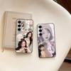 Famous Korea Kpop I-Ive Phone Case For Samsung S 24 Fe 25 Ultra Plus 20 Lite 21 30 22 23 24 22 Ultra 5G Fundas