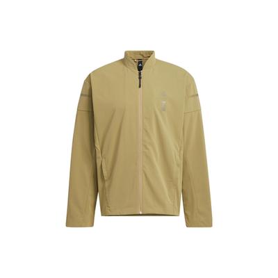 FW22 Куртка с длинным рукавом на молнии с воротником-стойкой Мужские куртки Коричневые HM5171