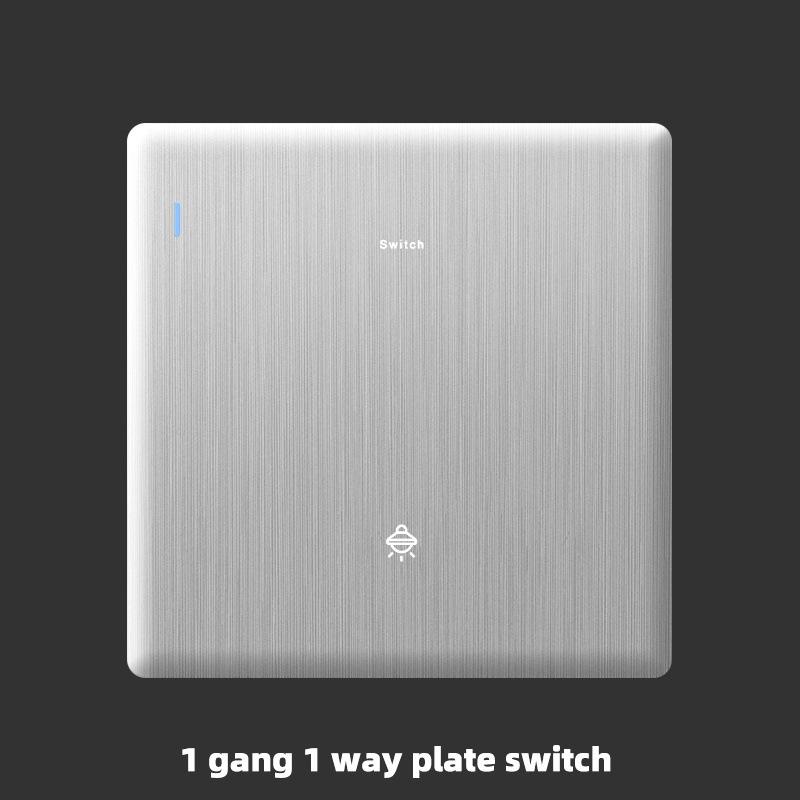 UK 13A with USB Type-c 18W Fast Charging Wall Power Socket plug,Universal Wall Light Household Switch Dual USB Electrical Outlet