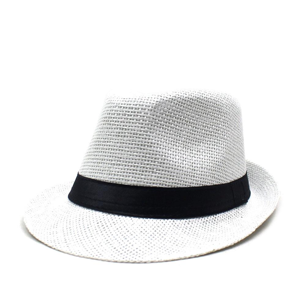 Весенне-летняя шляпа от солнца для отдыха на открытом воздухе, мужская и женская повседневная универсальная шляпа-цилиндр, плетеная из папируса, дышащая шляпа от солнца, мужская шляпа в стиле джаз