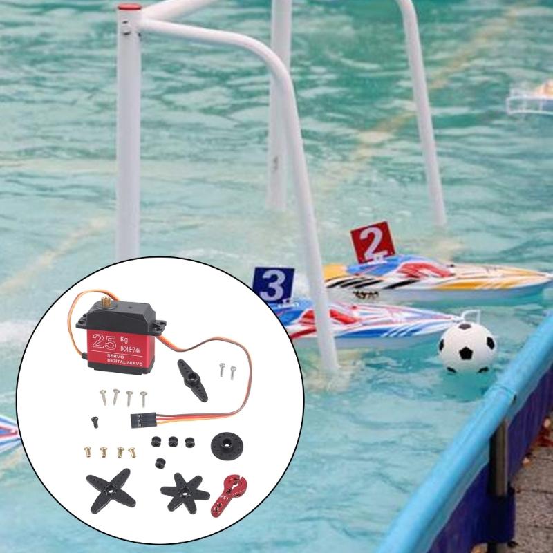 DS3225 25kg Digital Servo High Torque Waterproof Metal Gear Servo for Vehicles