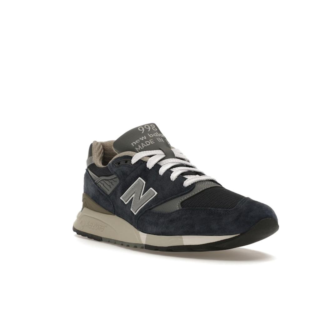 New Balance 998 Made in USA Navy Grey 2023 Мужские кроссовки Синие кремовые U998NV
