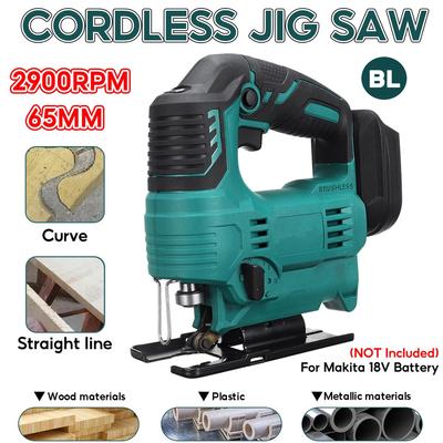 65 мм, 2900 об/мин, 18 В, бесщеточный электрический лобзик, регулируемый деревообрабатывающий электроинструмент для батареи 18 В
