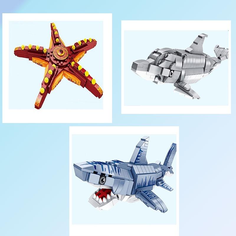 Lego Команда Подводной Лодки 2 Механизированная Броня Строительная Игрушка