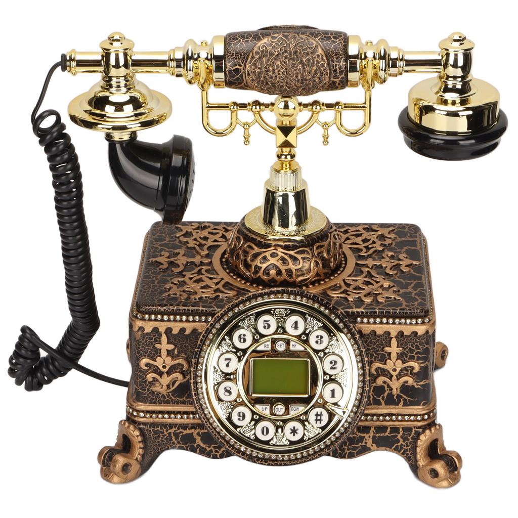 MS‑012B Ретро Телефон Европейский Стиль Винтажный Стационарный Телефон с FSK DTMF Системы Для Дома