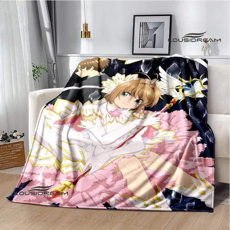 Card Captor Sakura Cartoon blankets fashion blankets Warm Flannel Soft Comfortable Blanket Home Travel Blanket Birthday Gift