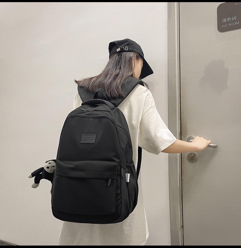 Модный женский повседневный рюкзак большой вместимости для старшей школы и коротких поездок - Многофункциональный рюкзак для ноутбука и книг